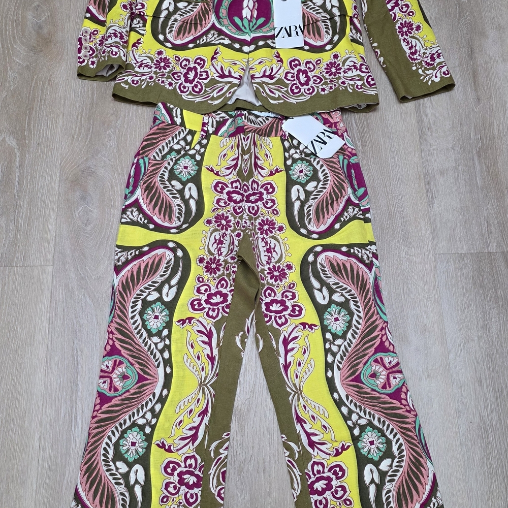 Zara Multicolor Patterned Women's Jumpsuit